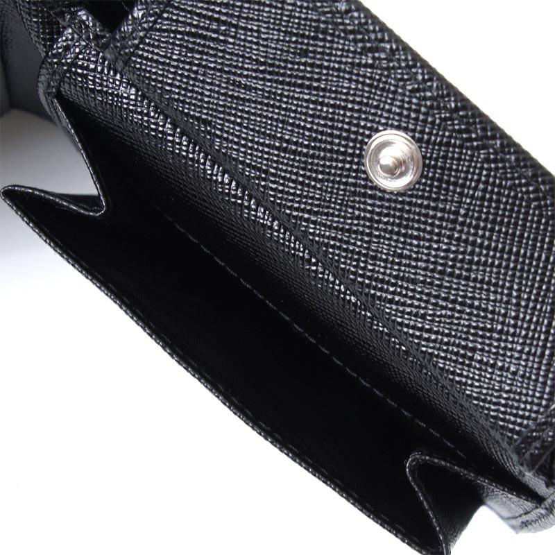 プラダ PRADA 2つ折り 財布 小銭入れ付き ブラック メンズ 小物 レザー 革小物 ギフト プレゼント 2mo738 053 f0002 SAFFIANO サフィアーノ