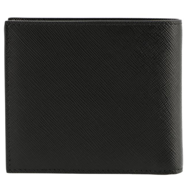 プラダ/PRADA 財布 メンズ レザー 二つ折り財布 NERO 2MO738-2D1Q-002