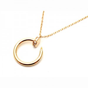 カルティエネックレス Cartier ジュスト アン クル ピンクゴールド　ダイヤモンド　B7224513