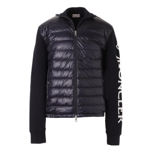 モンクレール MONCLER ジップアップ カーディガン ブルー メンズ 9b52100 v9059 742