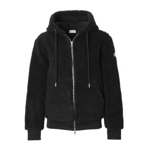 モンクレール MONCLER ジップアップパーカ ボアパーカ ブラック 8g00023 89a5v 999
