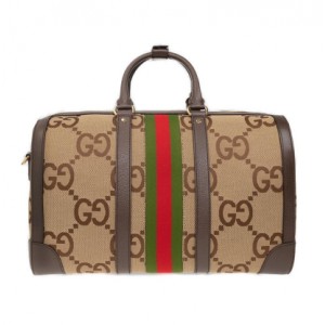 グッチ ブラウン Beige トラベルバッグ メンズ  724642 UKMKG 8396