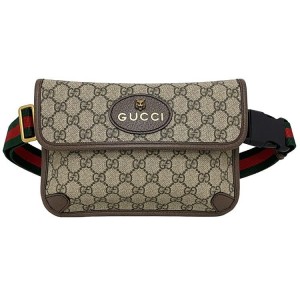 グッチボディバッグ ベージュ ブラウン グリーン レッド GGスプリーム 493930 9C2VT 8745