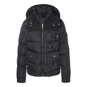 モンクレール MONCLER ダウンジャケット ブラック レディース hyoseris 1a00032 68352 999