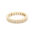 カルティエ  Cartier　ラニエールリング　オールダイヤ　K18YG　ダイヤモンド B4045149