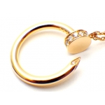 カルティエネックレス Cartier ジュスト アン クル ピンクゴールド　ダイヤモンド　B7224513