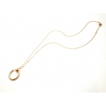 カルティエネックレス Cartier ジュスト アン クル ピンクゴールド　ダイヤモンド　B7224513