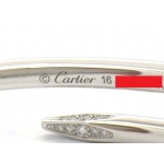 カルティエブレスレット　ジュストアンクル　K18WG（ホワイトゴールド）　750　ダイヤモンド　0.51ct　62個　N6708517