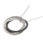 カルティエネックレス Cartier 貴金属･宝石 トリニティネックレス トリニティネックレス/ホワイトゴールド/セラミック/ダイヤモンド B3045500