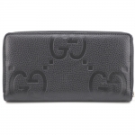 GUCCI財布 グッチ ジャンボGG 長財布 ブラック ユニセックス 739484 AABY0 1000