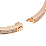 カルティエ ブレスレット ラブブレスSM パヴェ ダイヤ PG ピンクゴールド 18K 新型 パヴェセッティング バングル N6710716