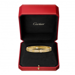 カルティエ LOVE BRACELET, DIAMOND-PAVED ブレスレット、パヴェダイヤモンド イエローゴールド N6035017