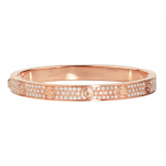 カルティエ LOVE BRACELET, DIAMOND-PAVED ブレスレット、パヴェダイヤモンド ピンクゴールド N6036917