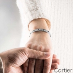 カルティエ ブレスレット ラブブレス パヴェダイヤ ダイヤモンド 2.18ct ブラックセラミック K18WGホワイトゴールド N6032417