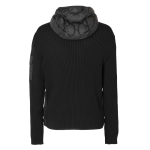 モンクレール MONCLER ダウン切り替え ジップアップ カーディガン ブラック 9b00025 m1124 999