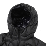 モンクレール MONCLER ダウン切り替え ジップアップ カーディガン ブラック 9b00025 m1124 999