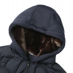 モンクレール MONCLER ダウン切り替え ジップアップパーカ ブルー 8g00013 899g9 778