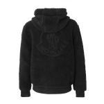 モンクレール MONCLER ジップアップパーカ ボアパーカ ブラック 8g00023 89a5v 999
