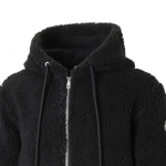 モンクレール MONCLER ジップアップパーカ ボアパーカ ブラック 8g00023 89a5v 999
