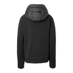 モンクレール グルノーブル MONCLER GRENOBLE ダウン切り替え ジップアップパーカ ブラック メンズ 8g00031 809ht 999