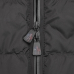 モンクレール グルノーブル MONCLER GRENOBLE ダウン切り替え ジップアップパーカ ブラック メンズ 8g00031 809ht 999