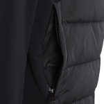 モンクレール グルノーブル MONCLER GRENOBLE ダウン切り替え ジップアップパーカ ブラック メンズ 8g00032 899ig 999