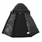モンクレール グルノーブル MONCLER GRENOBLE ダウン切り替え ジップアップパーカ ブラック 8g00033 80093 999