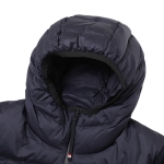 モンクレール グルノーブル MONCLER GRENOBLE ダウン切り替え ジップアップ カーディガン ブルー メンズ 8g00035 80093 77d