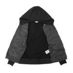 モンクレール MONCLER ダウン切り替え ジップアップパーカ ブラック メンズ 8g00035 809kz 999