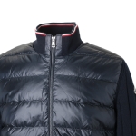 モンクレール MONCLER ダウン切り替え ジップアップ カーディガン ブルー 9b00001 m1509 742