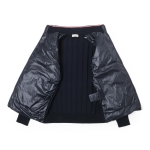 モンクレール MONCLER ダウン切り替え ジップアップ カーディガン ブルー 9b00001 m1509 742