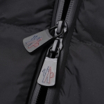 モンクレール グルノーブル MONCLER GRENOBLE ダウン切り替え ジップアップ カーディガン ブラック メンズ 9b00002 m1124 999