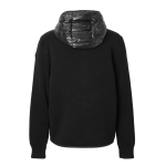 モンクレール MONCLER ダウン切り替え ジップアップ カーディガン ブラック 9b00004 m1113 999