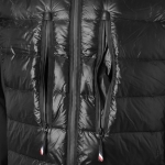 モンクレール グルノーブル MONCLER GRENOBLE ダウン切り替え ニットブルゾン ブラック 9b00008 c9043 999