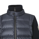 モンクレール グルノーブル MONCLER GRENOBLE ダウン切り替え ジップアップカーディガン ブルー メンズ 9b00004 94778 771