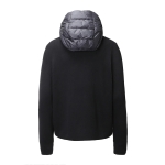 モンクレール MONCLER ダウン切り替え ジップアップニット ブラック 9b00005 m1367 999