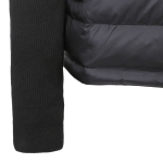 モンクレール MONCLER ダウン切り替え ジップアップニット ブラック 9b00005 m1367 999