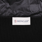 モンクレール MONCLER ダウン切り替え ジップアップニット ブラック 9b00005 m1367 999