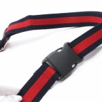グッチ GUCCI GGスプリーム ウエストバッグ ボディバッグ PVC レザー ブラック マルチカラー 598113 K5RLN 1095