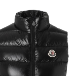 モンクレール MONCLER ダウンベスト ブラック レディース ghany 4832905 68950 032