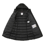 モンクレール MONCLER ダウンコート ブラック レディース dombes 1c00046 539zd 999