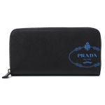プラダ PRADA ラウンドファスナー 長財布 小銭入れ付き ブラック メンズ ギフト プレゼント レザー 本革 2ml317 2mb8 f0qlr SAFFIANO PRINT サフィアーノ プリント