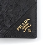 プラダ PRADA 2つ折り財布 ブラック メンズ 2mo513 qme f0632 SAFFIANO