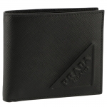 プラダ/PRADA 財布 メンズ レザー 二つ折り財布 NERO 2MO738-2D1Q-002