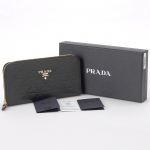PRADA プラダ ラウンドファスナー長財布 レディース 1ML506 2CLU F0002