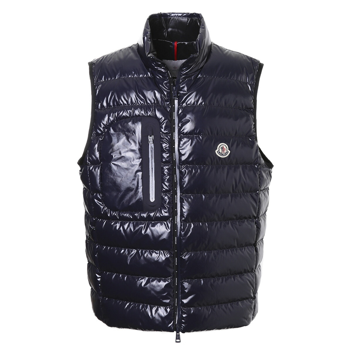 モンクレール MONCLER ダウンベスト ブルー usedom 1a00036 595p7 7a9
