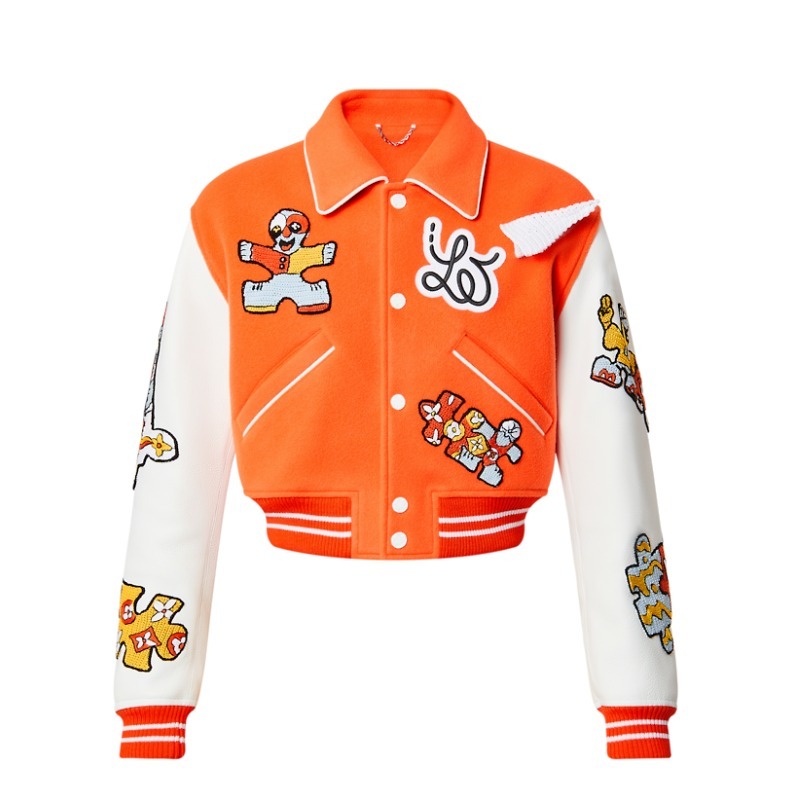 LOUIS VUITTON ミニバーシティブルゾン MA1 クロップド丈 1AB97T