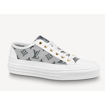 ルイヴィトン モノグラム LOUIS VUITTON スニーカー ステラー 黒 白 靴 1A8NN4