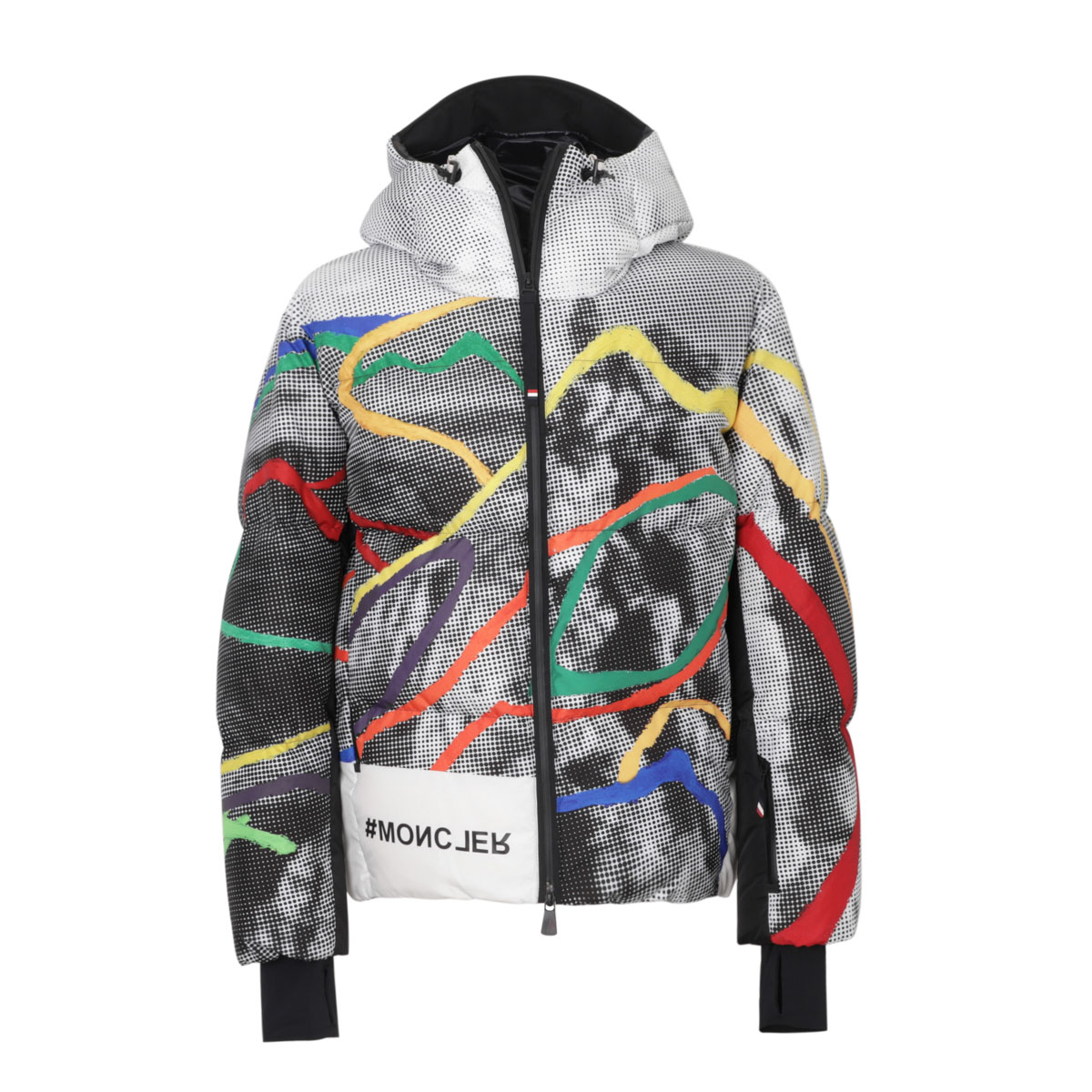 モンクレール グルノーブル MONCLER GRENOBLE ダウンジャケット マルチカラー メンズ mazod 1a00056 5974j f09