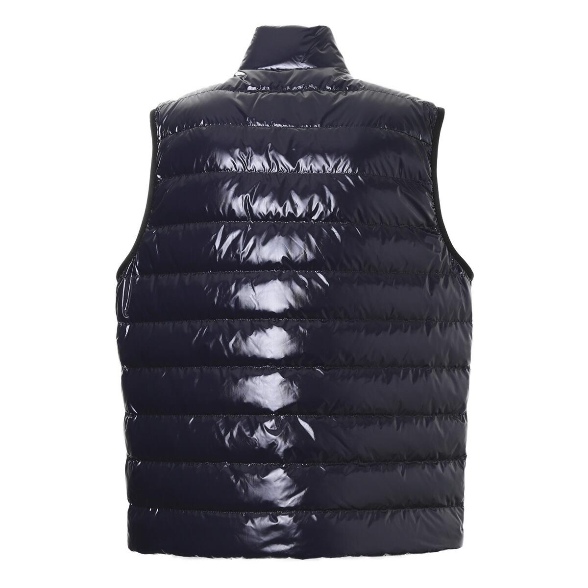 モンクレール MONCLER ダウンベスト ブルー usedom 1a00036 595p7 7a9